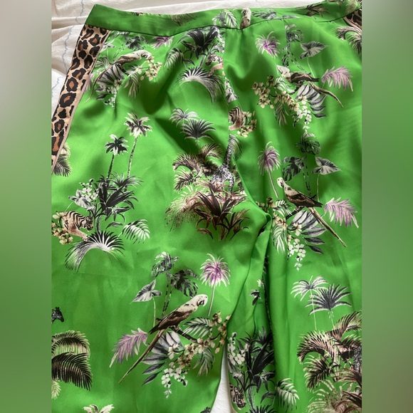 NWOT Le Superbe Voyage pants in emerald jungle Sz 6 - Picture 5 of 7